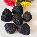 Volcanic rock diffuser - natural porous stone geode for aromatherapy and aquarium decor