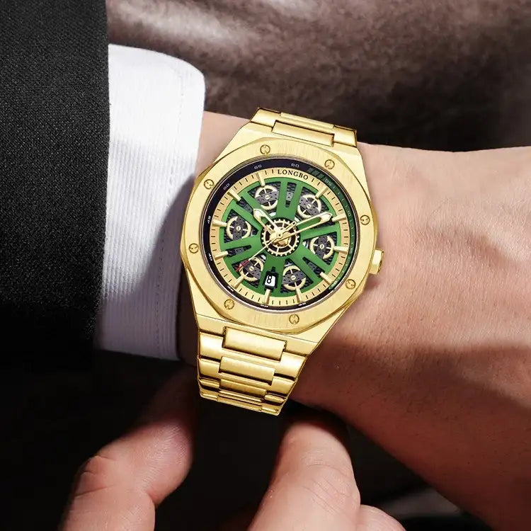 Premium Men's Sports Quartz Watch - Waterproof & Durable