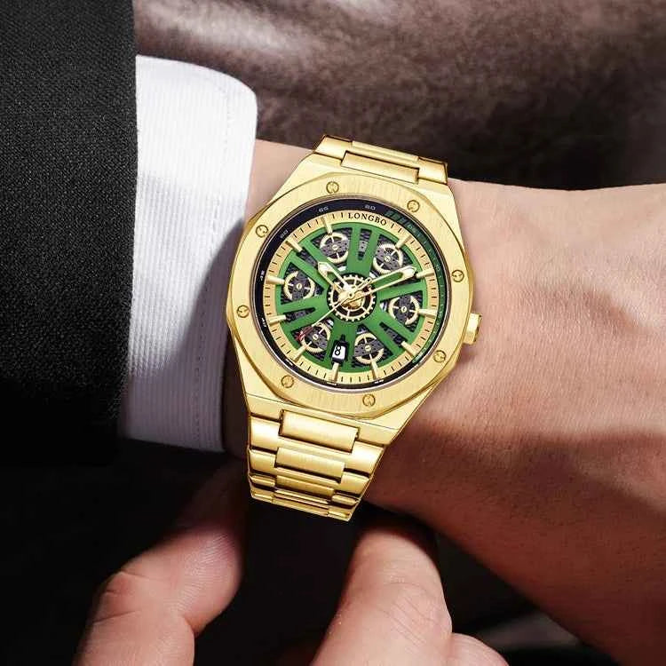 Premium Men's Sports Quartz Watch - Waterproof & Durable