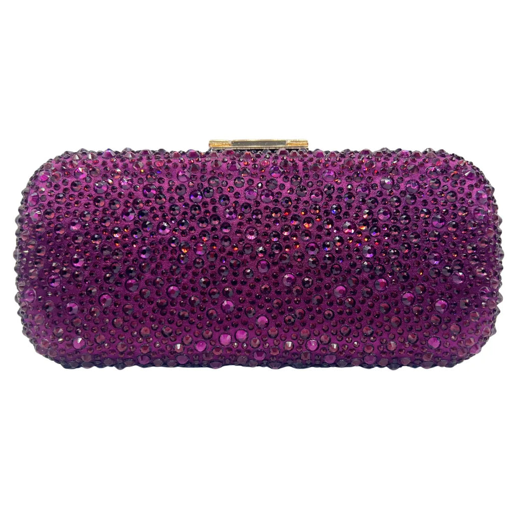 Elegant Crystal Evening Bag - Sparkling Diamond Clutch