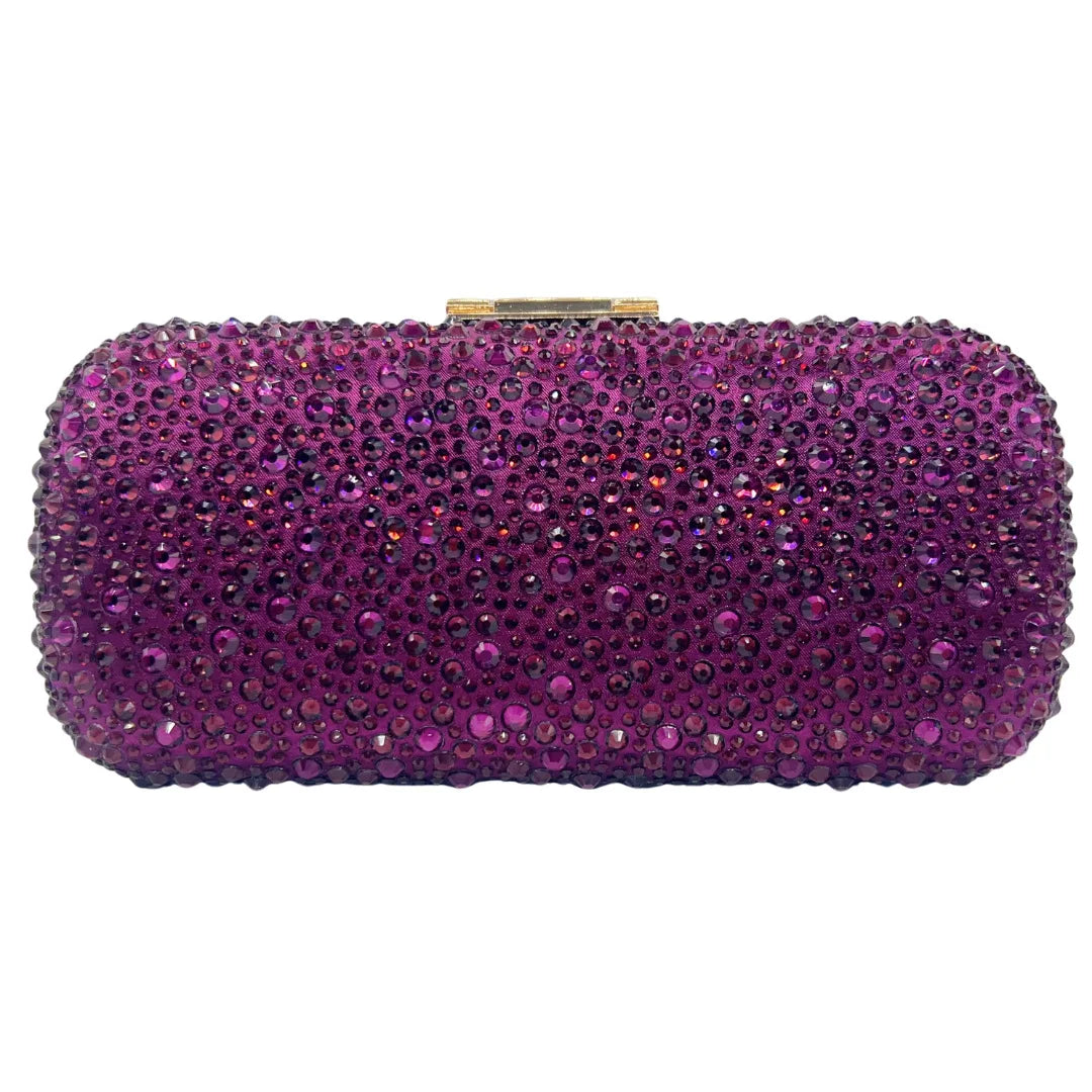 Elegant Crystal Evening Bag - Sparkling Diamond Clutch