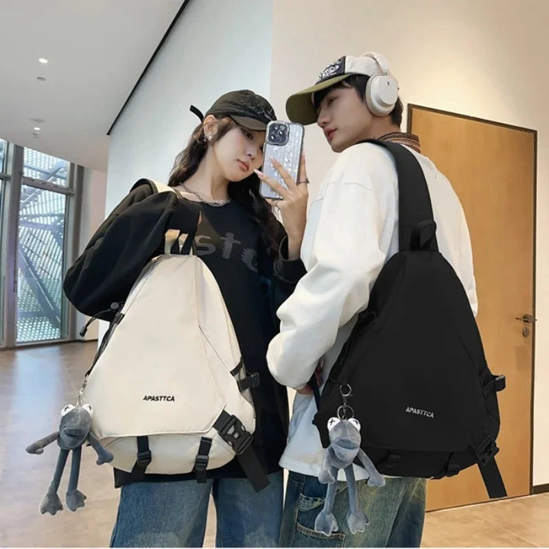 Premium Men's Chest Bag - Multi-Functional & Large Capacity
