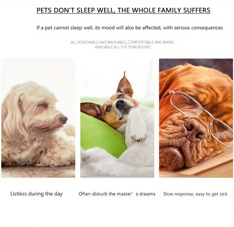 Premium Pet Dog Bed Sofa - Cozy Winter Warmth