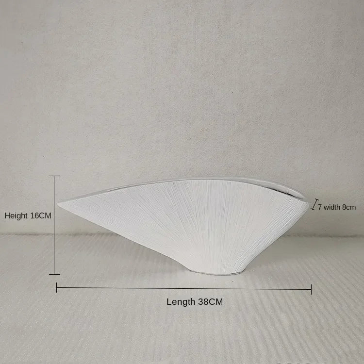Luxury Modern Art Resin Vase - Creative Tabletop Home Decor