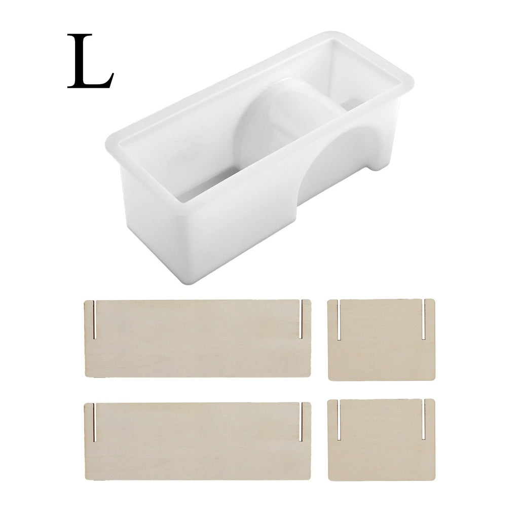 Silicone Vase Mold for DIY Epoxy Resin, Plaster, and Cement Hydroponic Planters - Tulique