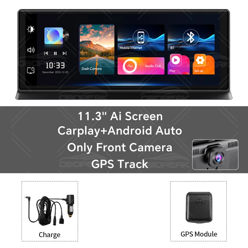 K2 Pro 4K Dash Cam - Wireless CarPlay & Android Auto