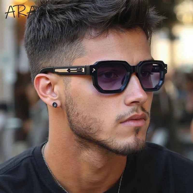 Premium Polarized Square Sunglasses - UV400 Vintage Eyewear