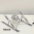 Universal Foldable Laptop Cooling Stand - Aluminum Notebook Bracket