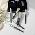 Premium Luxury Travel Makeup Brush Set - Essential Collection