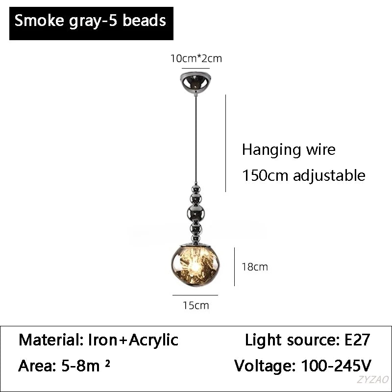 Modern Luxury Pendant Light Fixture - Elegant Suspension Design