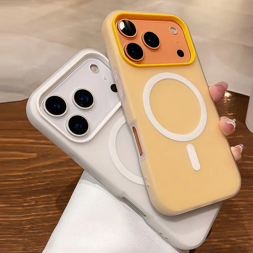Luxury Magnetic Shockproof iPhone Case - Liquid Silicone