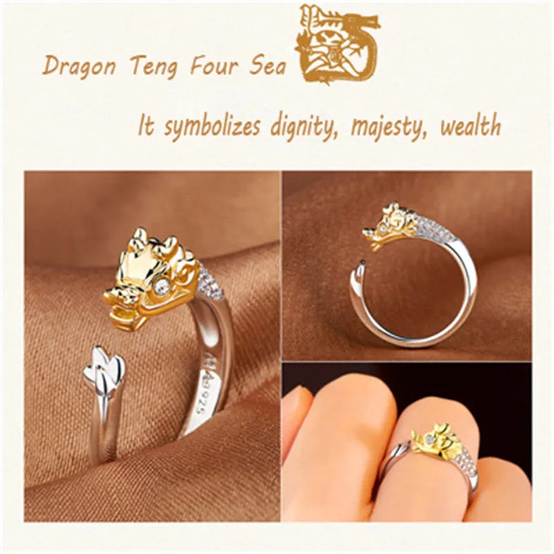 Luxury Crystal Animal Ring - Adjustable Statement Jewelry