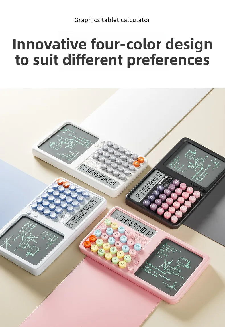 Premium Voice-Activated LCD Writing Board - Desk Calendar & Draft Tool
