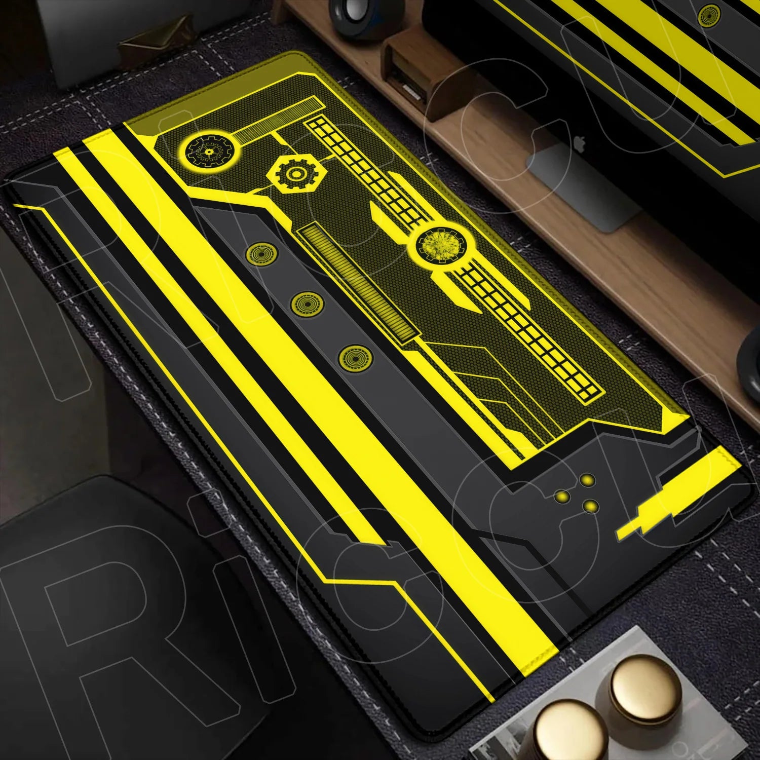 Premium HD Sci-Fi Gaming Mouse Pad - Large Desk Mat
