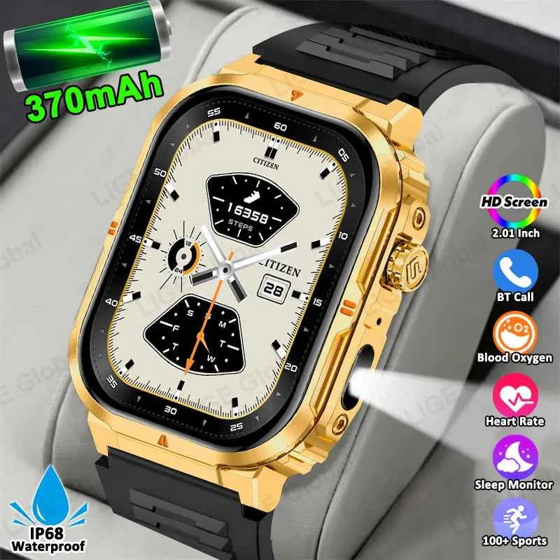 Ultimate Smart Watch For Men - IP68 Waterproof & Health Monitor
