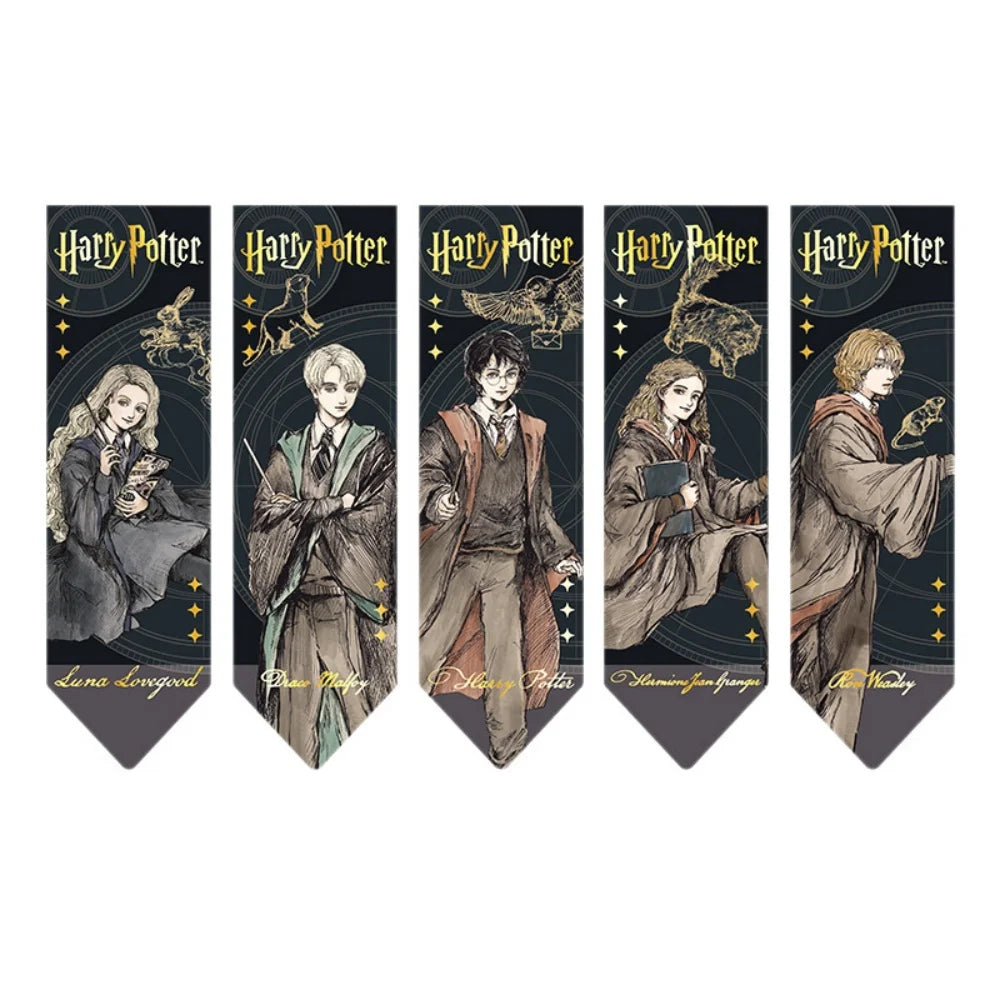 Harry Potter Reading Bookmark - Kawaii Hermione & Ron Book Accessory