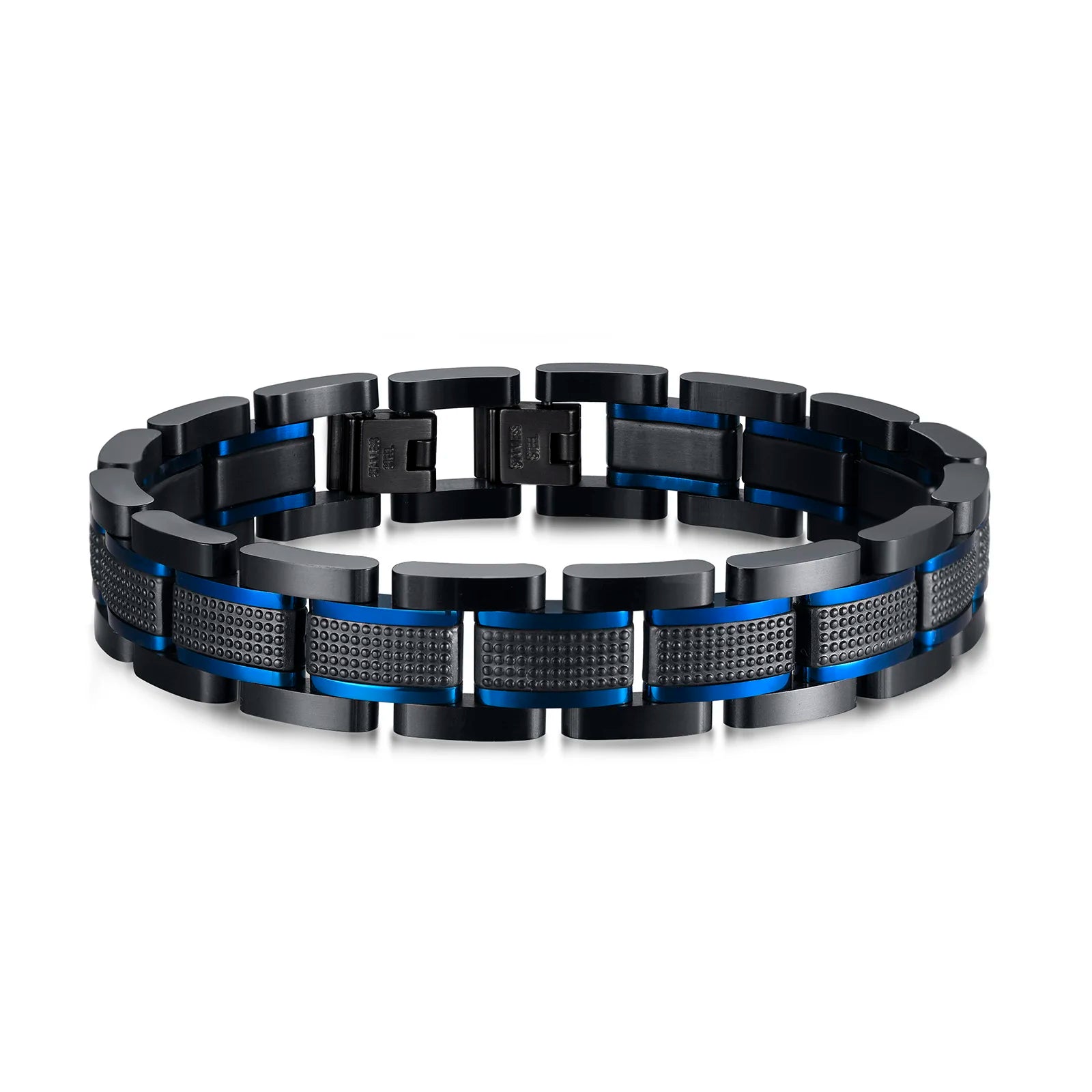 Premium Men's Chunky Stainless Steel Bracelet - 14.4MM Link