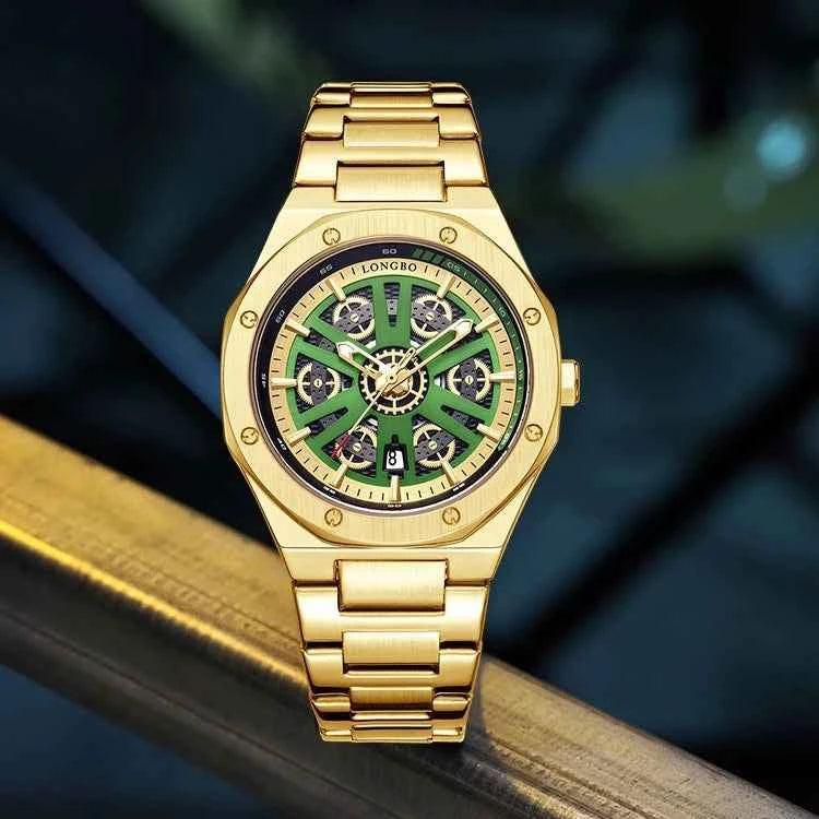 Premium Men's Sports Quartz Watch - Waterproof & Durable