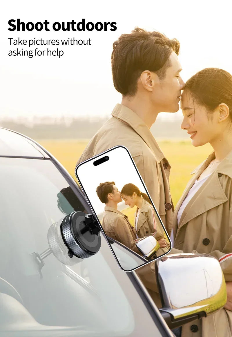 Premium Magnetic Car Phone Holder - 360° Foldable Mount