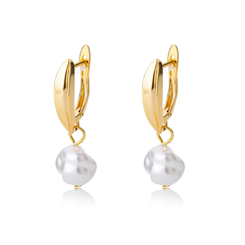 Elegant Star Hoop Earrings - Stainless Steel Y2K Jewelry