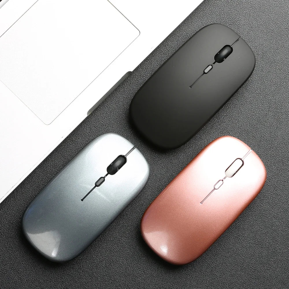 Premium Bluetooth Mouse - Portable Ergonomic for Laptop & Tablet