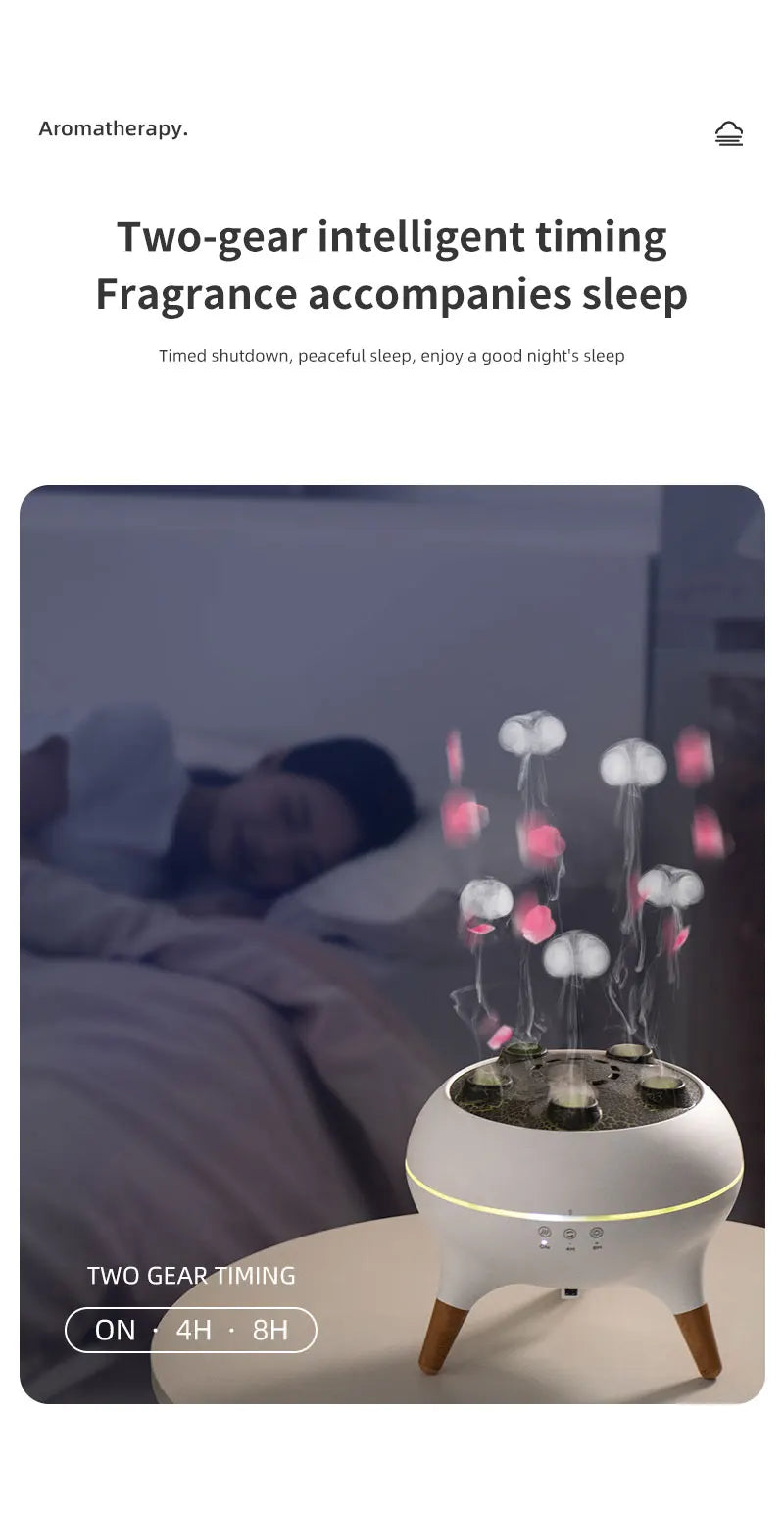 Elegant Jellyfish Humidifier - Ultrasonic Aromatherapy Diffuser