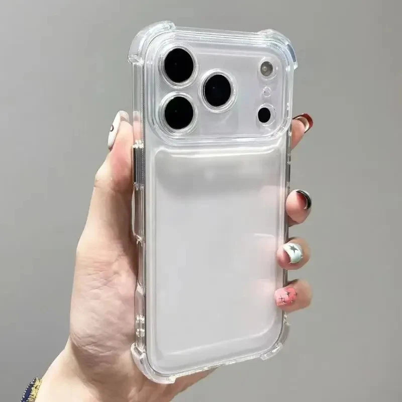 Premium Transparent iPhone Case - Shockproof Protection