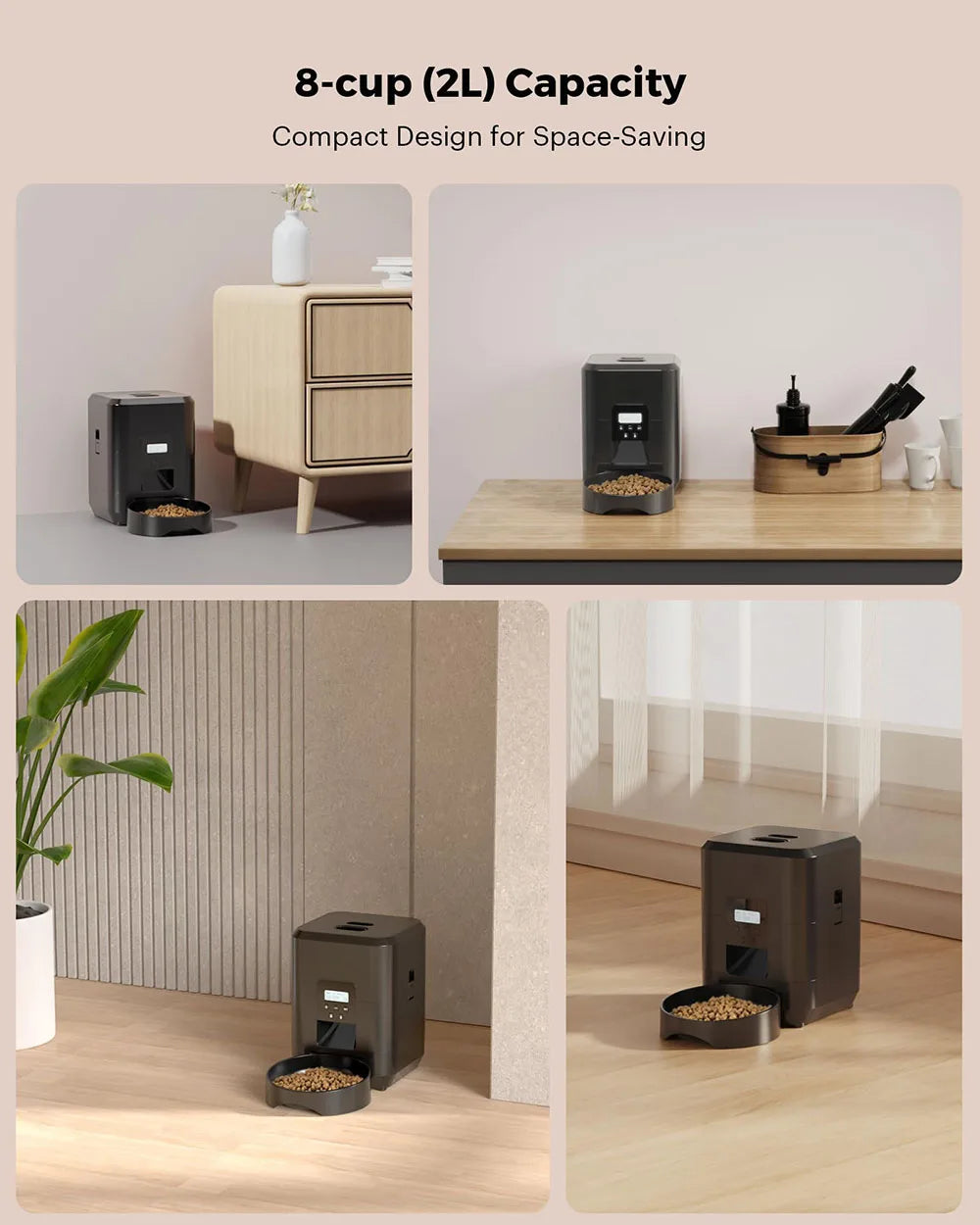 Premium Smart Pet Feeder - Automatic 2L Dispenser