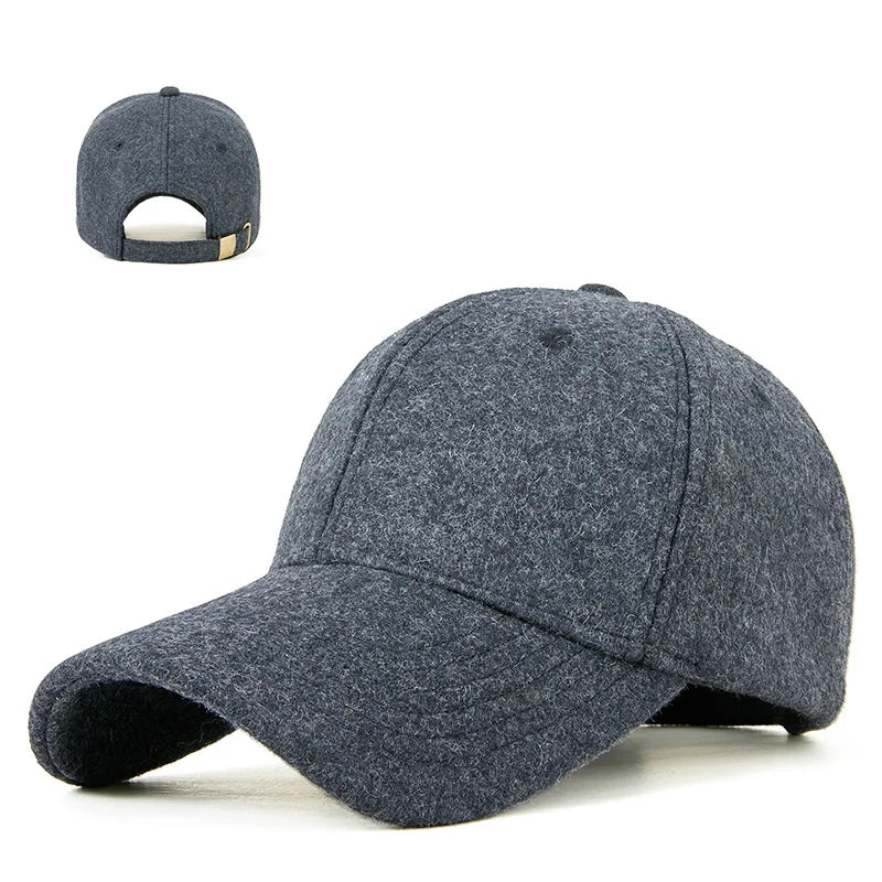 Premium Felt Dad Hat - Warm & Stylish