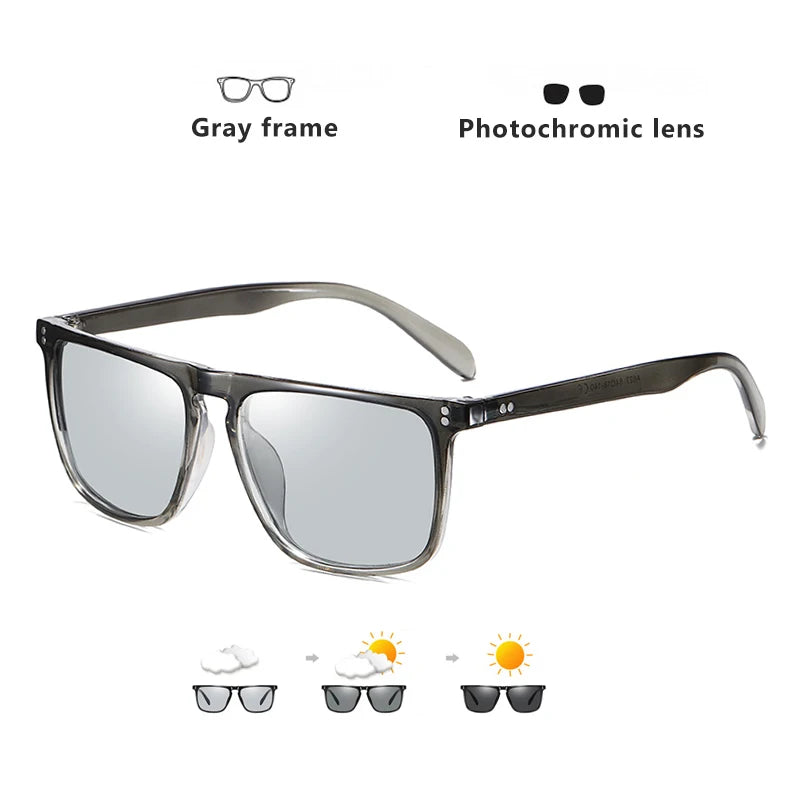 Premium Photochromic Polarized Sunglasses - Anti-Glare Driving Eyewear