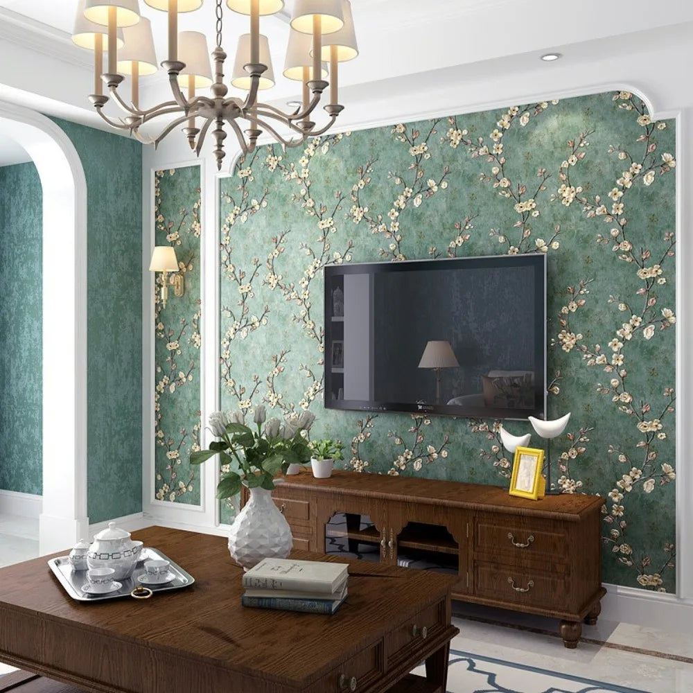 Elegant 3D Flower Wall Stickers - Self-Adhesive Decor
