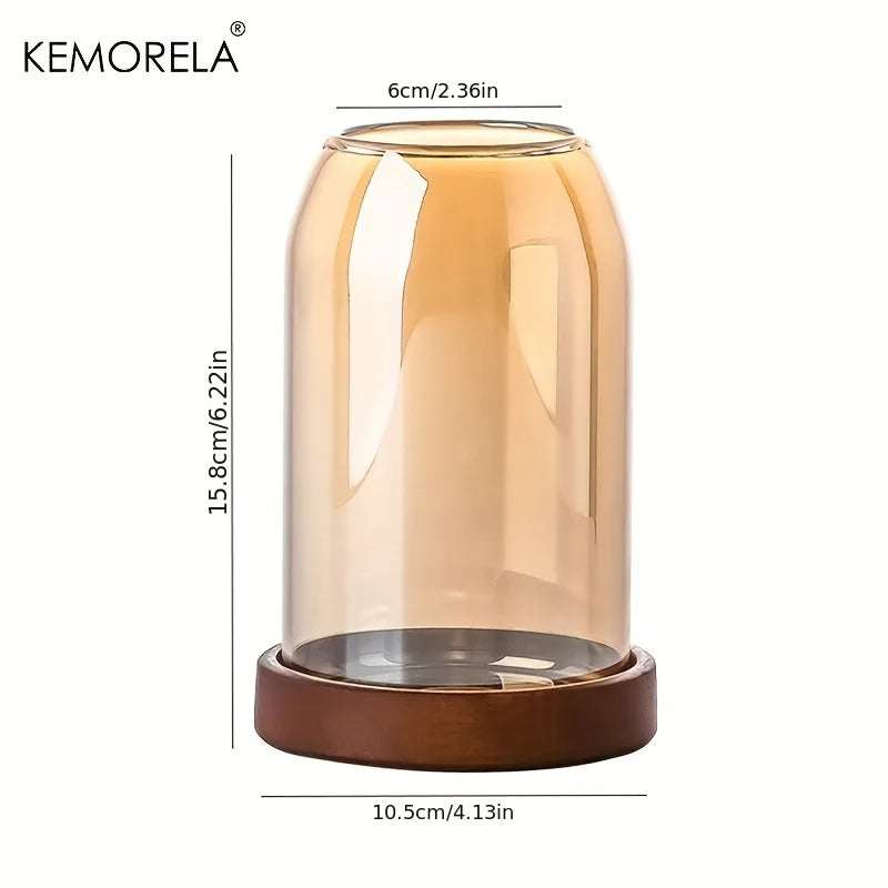 Elegant Kitchen Utensil Storage Jar with Tray