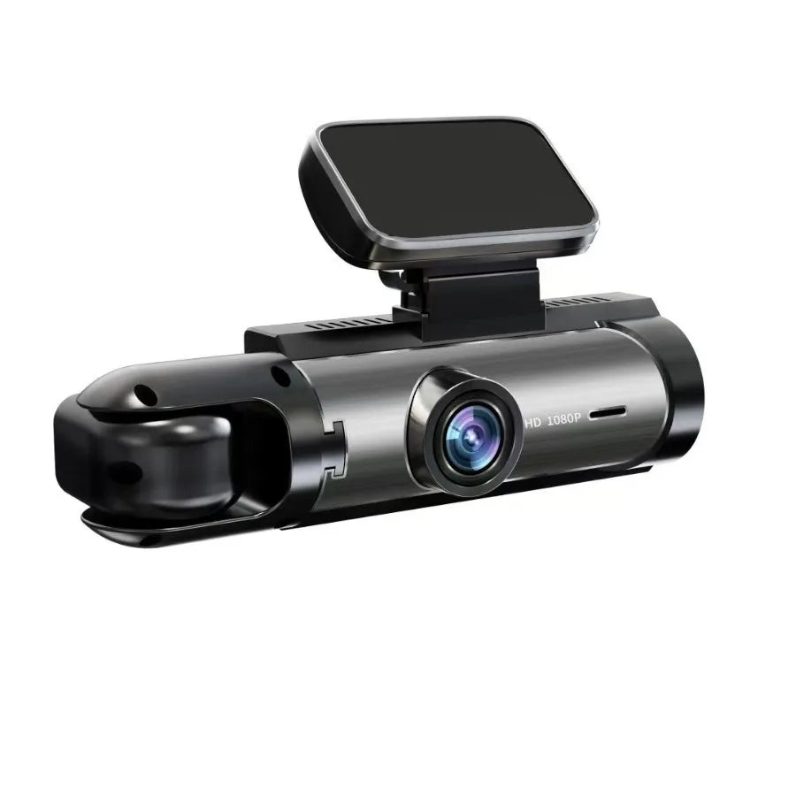 Dual Camera Dash Cam 1080P - IR Night Vision & Wide Angle DVR
