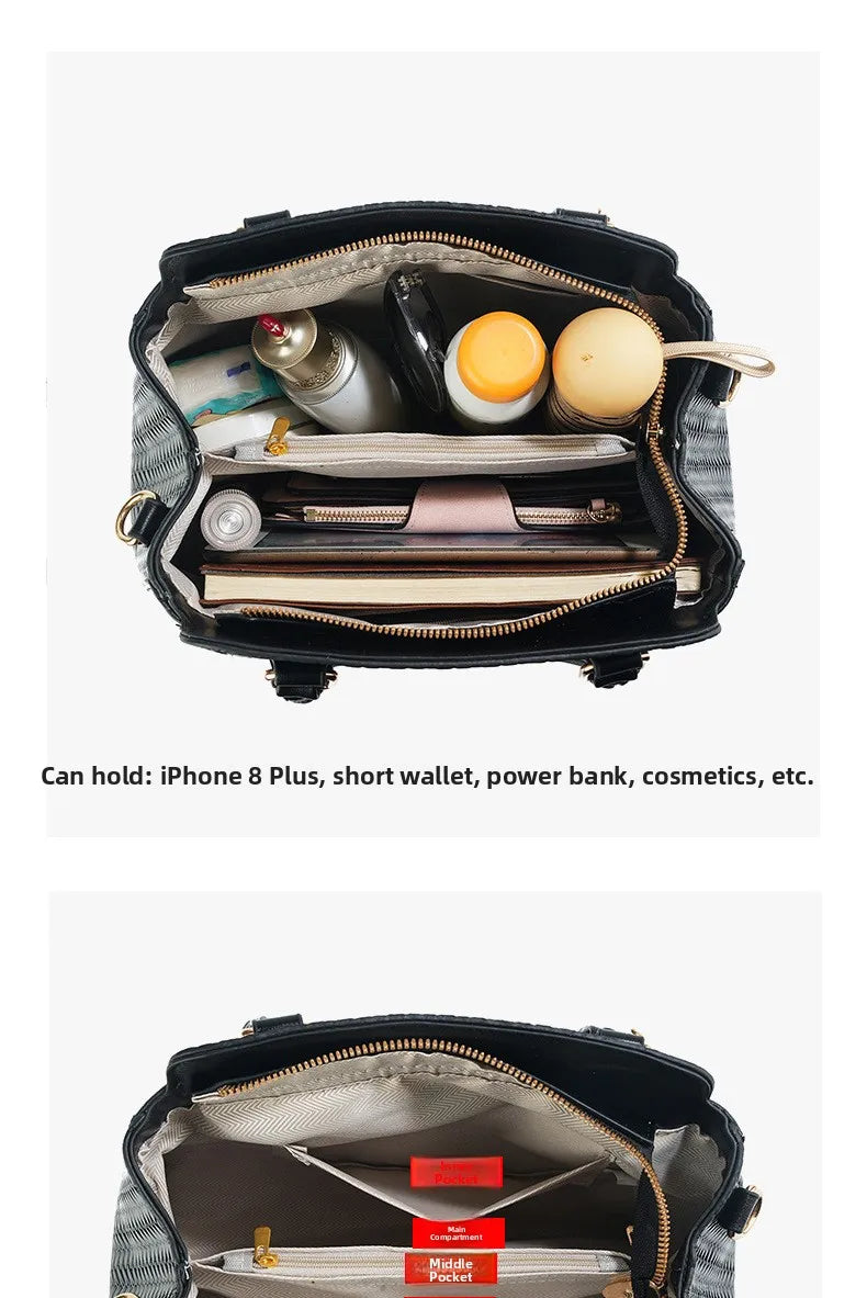Elegant Commuter Bag - Large Capacity Single Shoulder Style