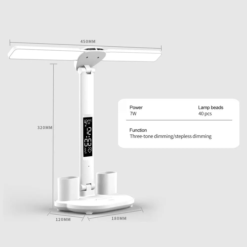 Premium LED Desk Lamp - Multifunction with Pen Holder