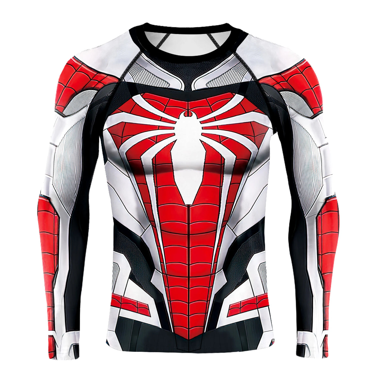 Premium Spider Compression Shirt - Long Sleeve Superhero Tee