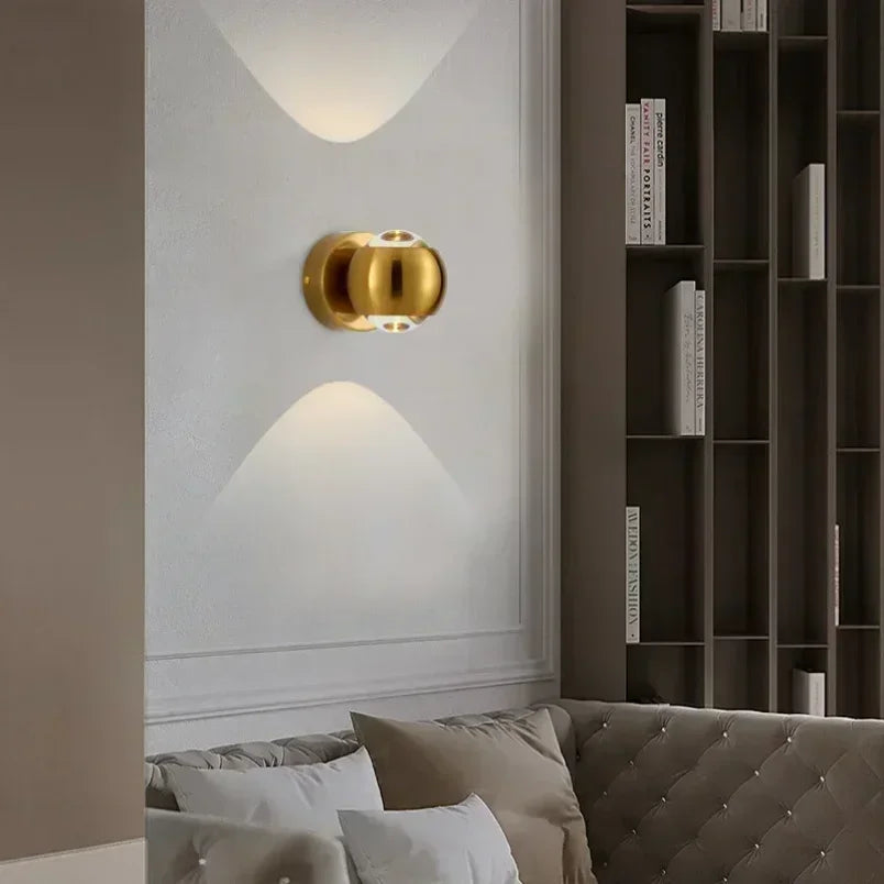 Elegant Glass Wall Sconce - Modern Art Lighting
