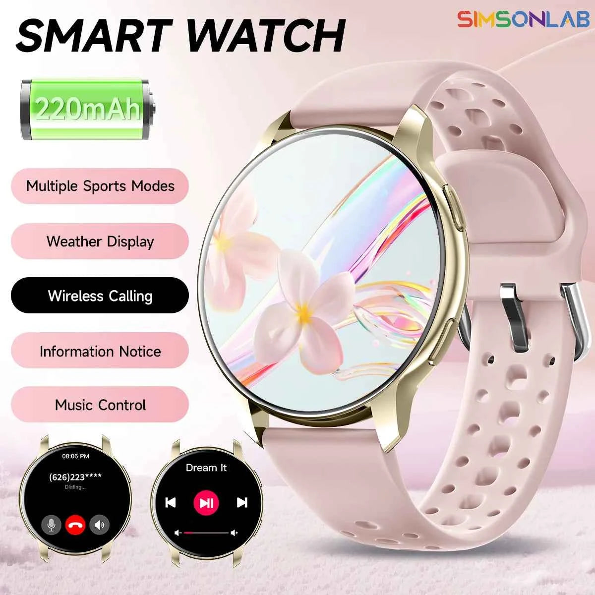 Premium Smart Watch - 1.46 HD Display Bluetooth Call & Fitness Tracker