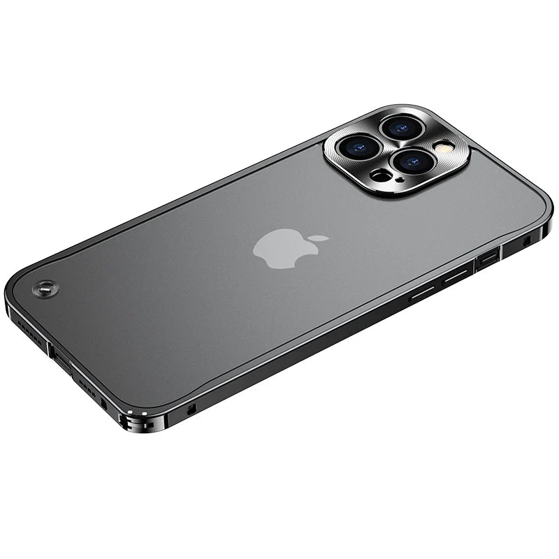 Premium Magnetic Aluminum iPhone Case - Full Protection