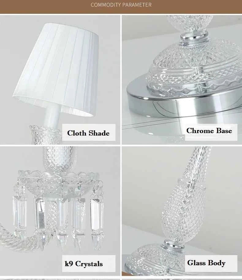 Elegant Luxury Crystal Table Lamp - Modern K9 Design