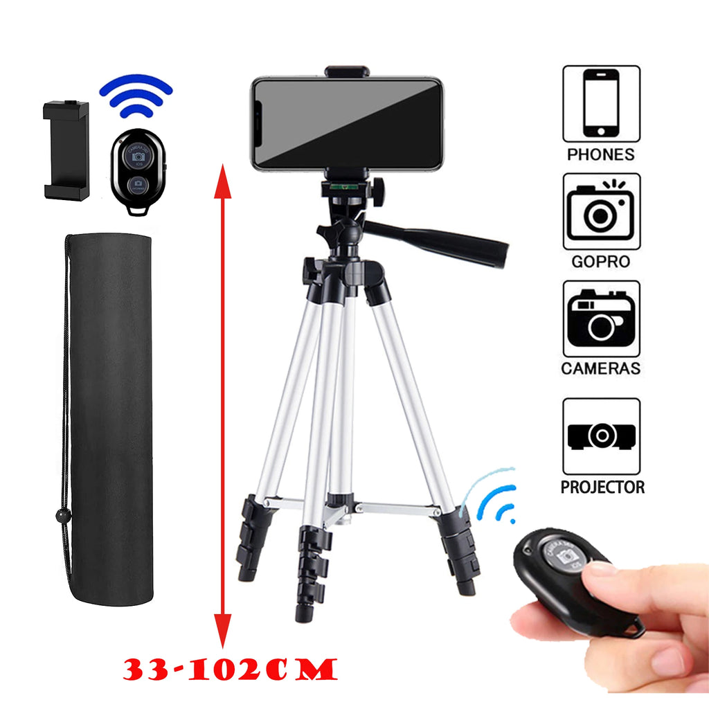 Professional Mobile Tripod for Phone - Lightweight & Adjustable