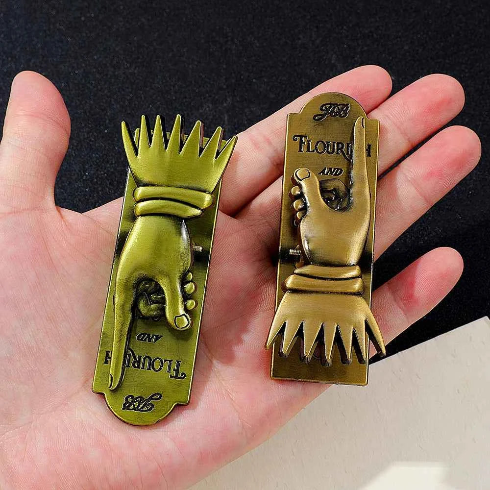 Decorative Book Page Clip - Vintage Brass Journal Bookmark Holder