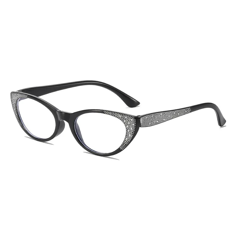 Retro Cat Eye Reading Glasses - Anti Blue Light & Prescription