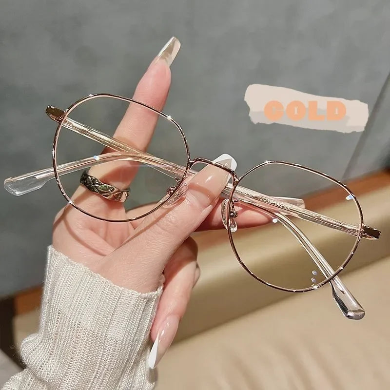 Luxury Myopia Glasses - Classic Vintage Anti-Blue Light Eyewear