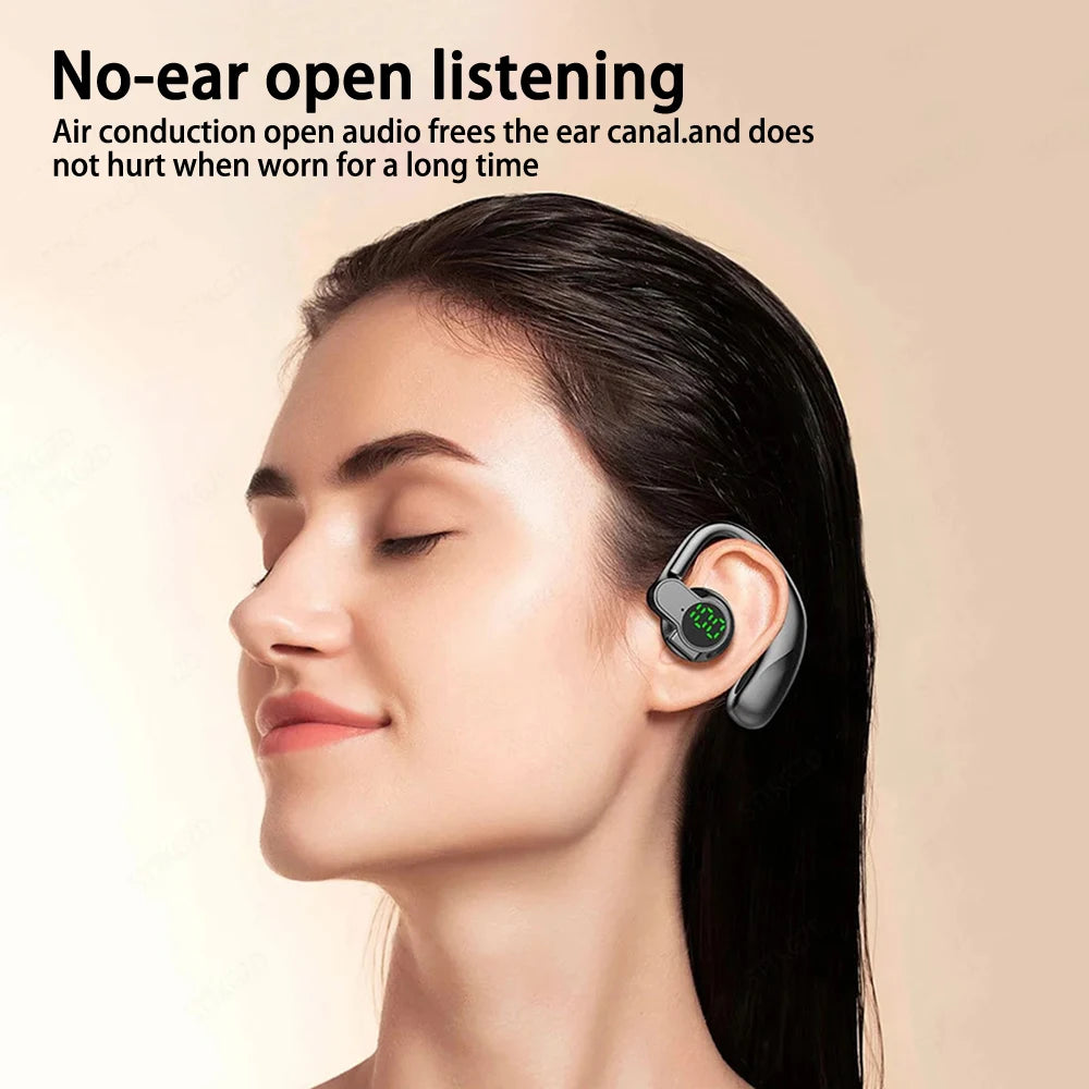 Premium Bluetooth Ear Hook Headphones - Noise Cancelling & Hands-Free