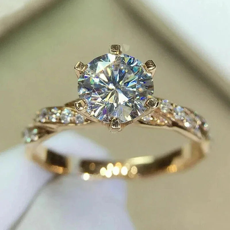 Elegant Eternity Ring - Brilliant Round Zirconia Wedding Band