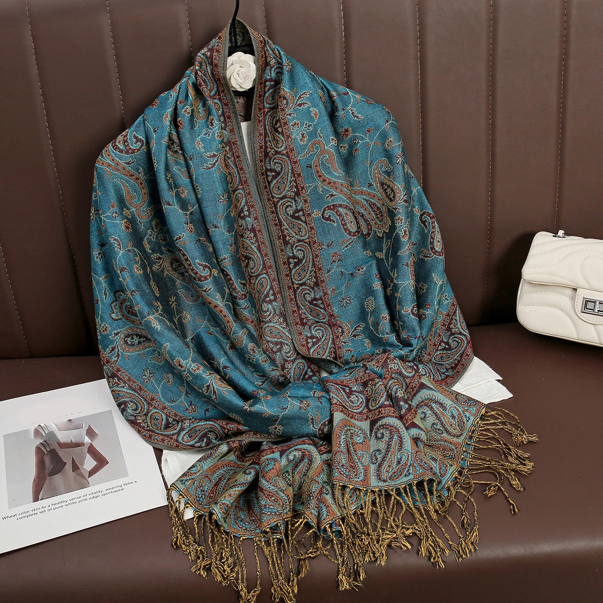 Luxury Cashmere Pashmina Shawl - Elegant Winter Wrap