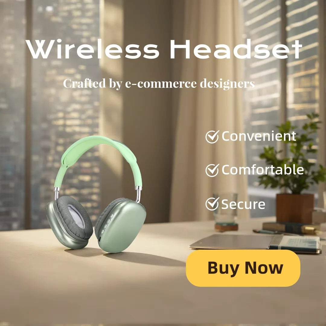 Premium Wireless Sports Headphones - HIFI Lossless Sound Quality