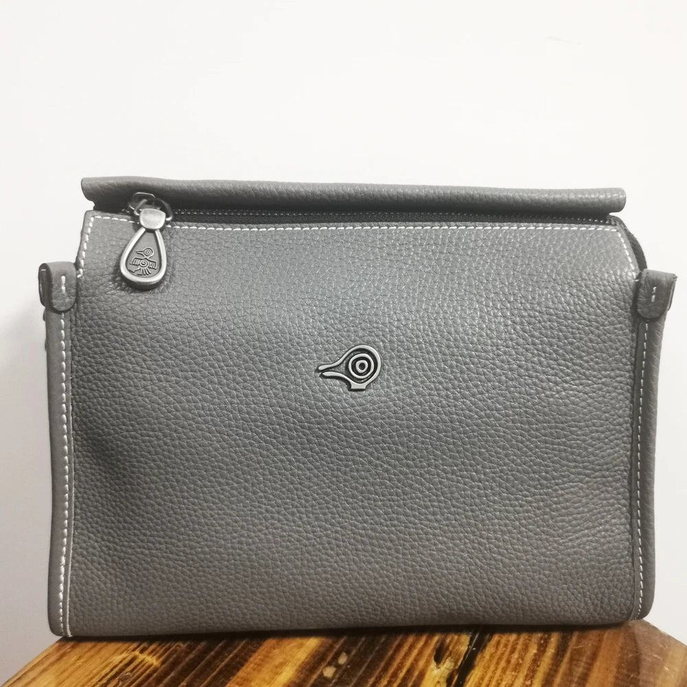 Premium Leather Crossbody Bag - Soft Shoulder Handbag