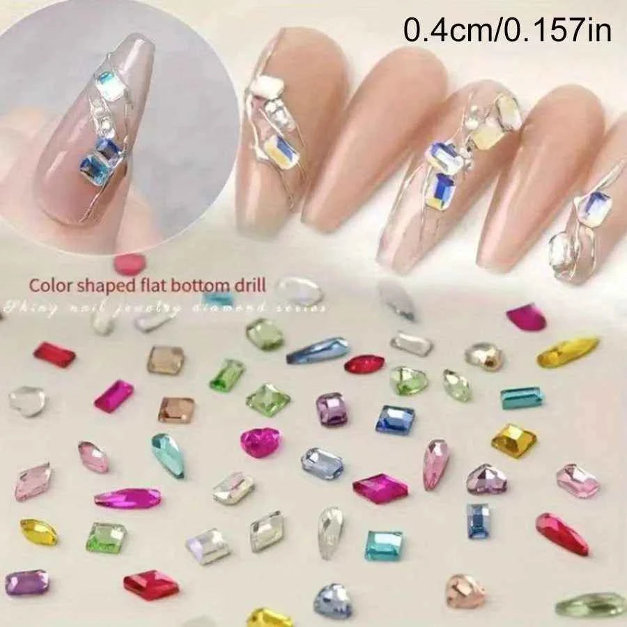 Luxury Nail Art Rhinestones - Crystal Resin Flatback Diamonds
